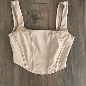 Fashion Nova Tan Crop Top